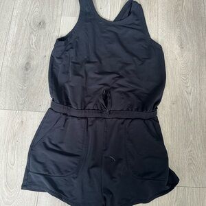 Zella Black Sleeveless Jumpsuit